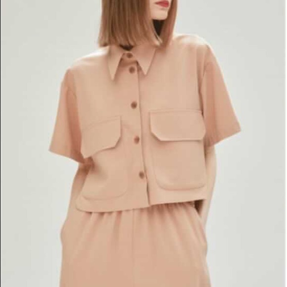 SOURCE UNKNOWN BUTTON DOWN TOP - Picture 1 of 6